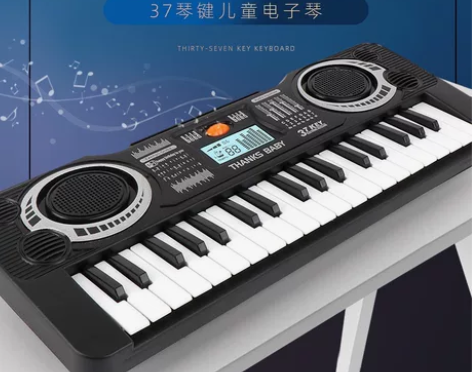 37键电子琴 儿童初学者乐器玩具 男生女生...