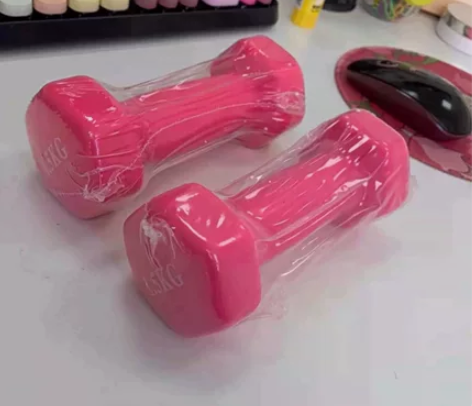 仓库清仓铸铁处理哑铃包邮女生小哑铃儿童全新...