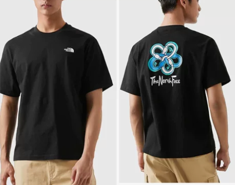 TNF北面纯棉短袖T恤男女同款春夏户外运动...