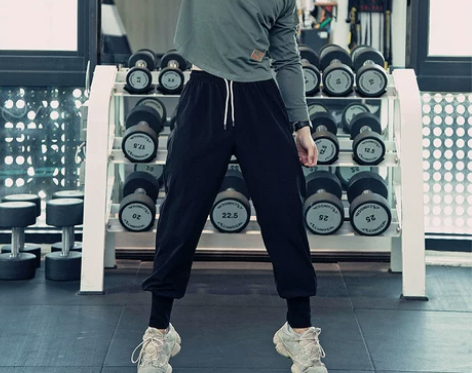 运动裤 运动裤肌肉男士裤宽松束脚健身长裤狗...