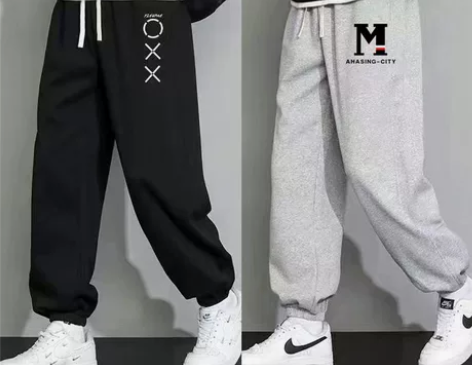 【底价甩】新款休闲裤子男士宽松百搭潮流加大...