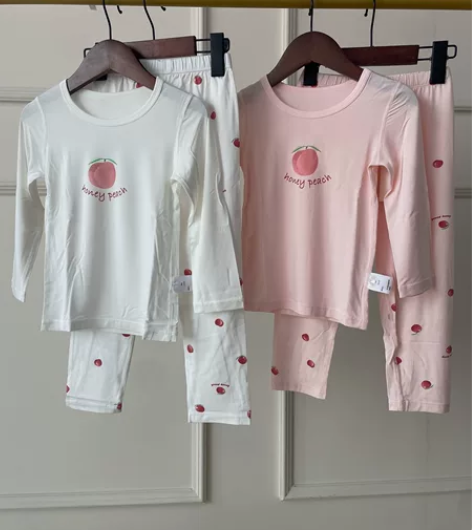 全新嘟比小马夏季冰丝女童莫代尔家居服套装儿...