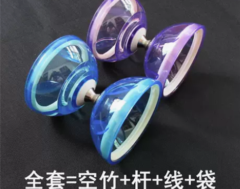包邮 精品水晶三轴承双头空竹专卖 初学扯铃...