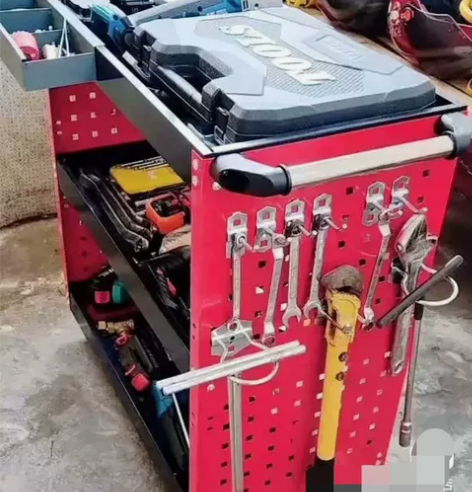 加强承重手推车工具车零件车汽修维修工具车多...