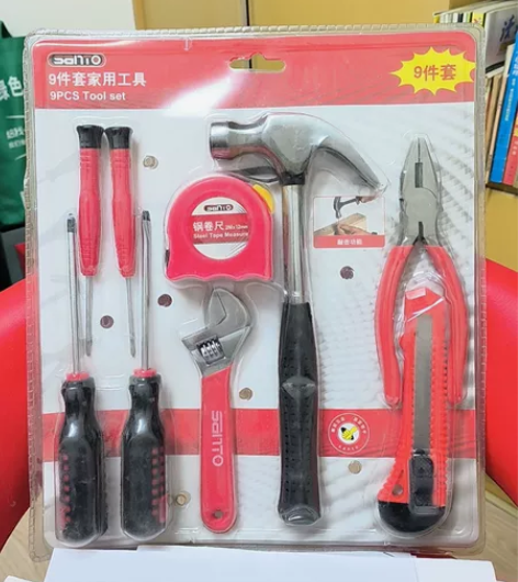 赛拓(SANTO)家用维修工具箱多功能五金...