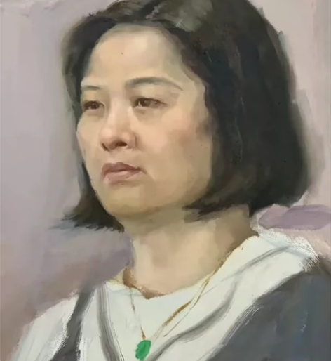 高质量油画定制！！！手绘油画肖像 油画人像...