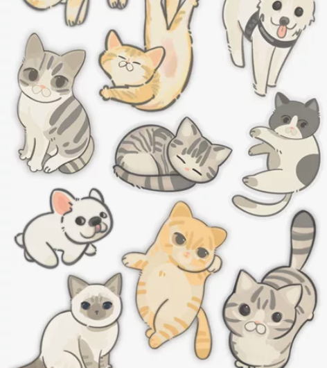 白菜价平价低价宠物头像约稿动物头像定制 猫...