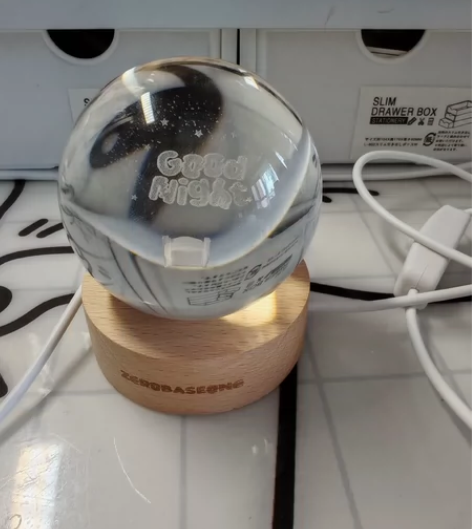 【出】ZB1小夜灯本体 zb1水晶球小夜灯...