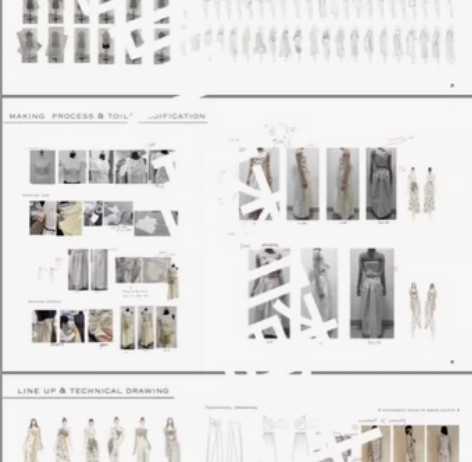 接服装设计/灵感版 国外//作//品集/排...