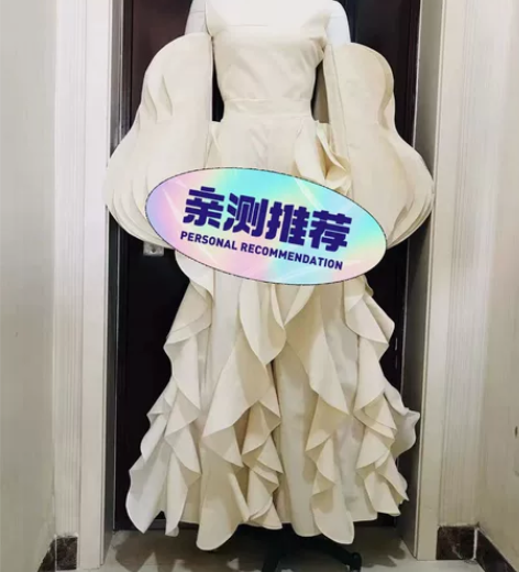 白坯布立裁作品 服装设计作品 服装成衣 创...