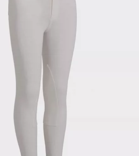 出某品牌的白色长裤，款式为骑行～裤马术裤，...