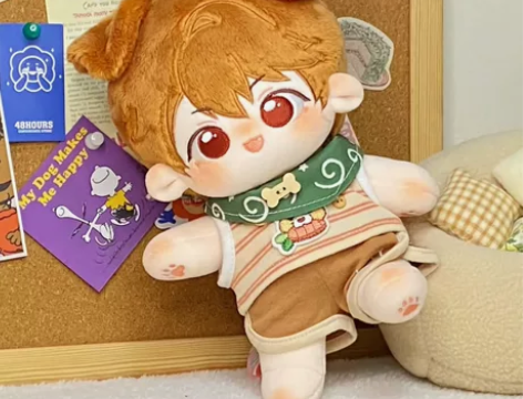 出 彦的吧夏彦20cm棉花娃 无骨现货 标...