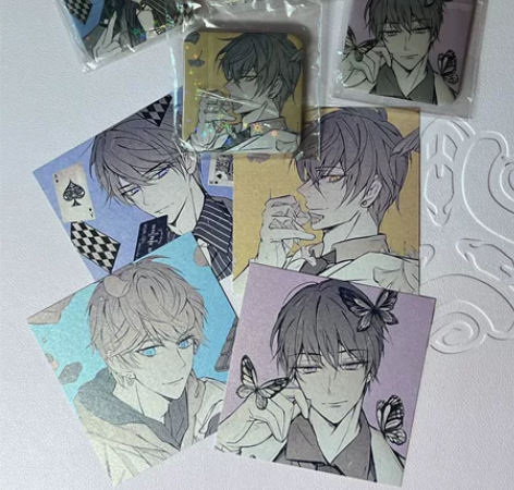 恋与制作人同人吧唧方卡明信片 图上所有 4...