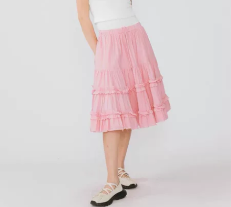 甜美风出游拍照打卡出片浪漫花边超大裙摆蛋糕...