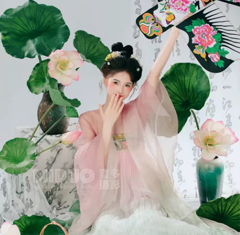 【出租】国风衫裙齐胸破裙 朝桦庄 汉服改良...