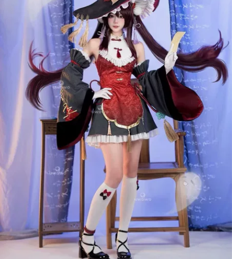 悠窝窝胡桃魔女cos 衣服L(缺少手套 袜...