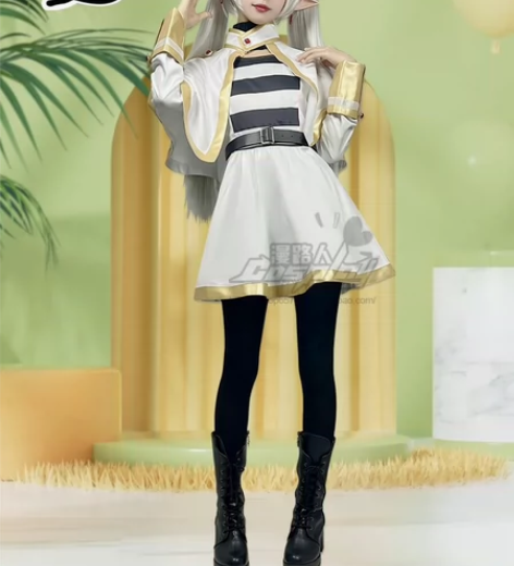 漫路人葬送的芙莉莲cos服精灵魔法使芙丽莲...