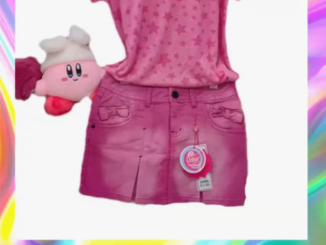 【多巴胺套装｜y2k粉色星星套装】 甜妹蝴...