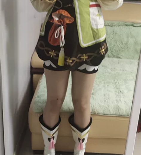 出原神瑶瑶大全套(包括靴子) 背篓有一处热...