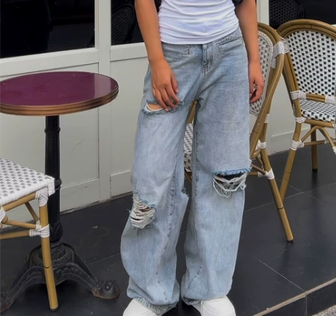 ANN ANDELMAN官方直营 水洗破洞...