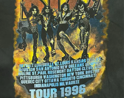 【乐队t】vintage 90s Kiss...