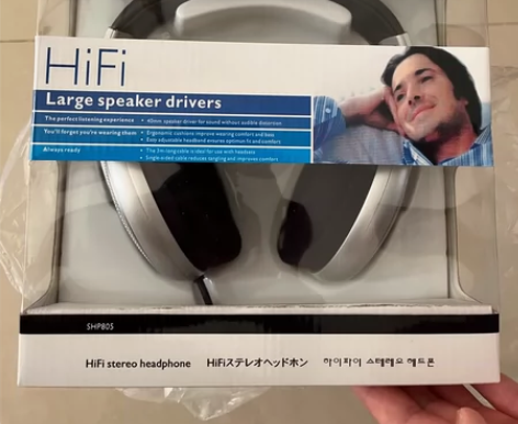 飞利浦高级室内耳机SHP805，全新高保真...