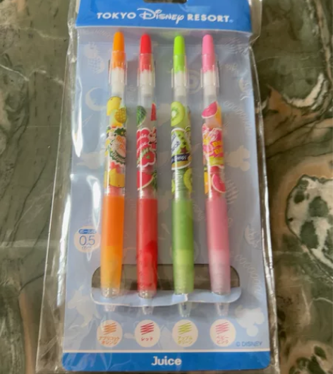 百乐联名东京迪士尼水果juice笔，都没有...