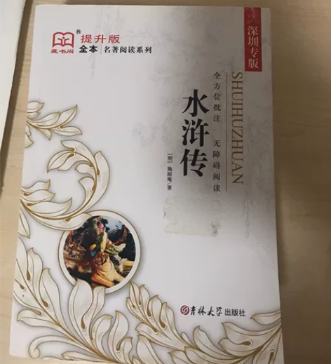 水浒传   深圳专版新黑马阅读 水浒传全本...