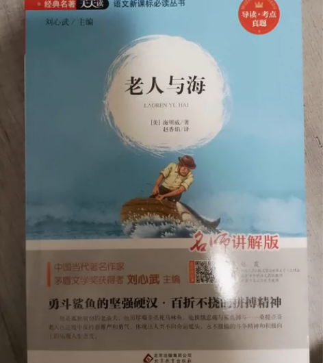 《老人与海》名师讲解版 干净，无标记老人与...