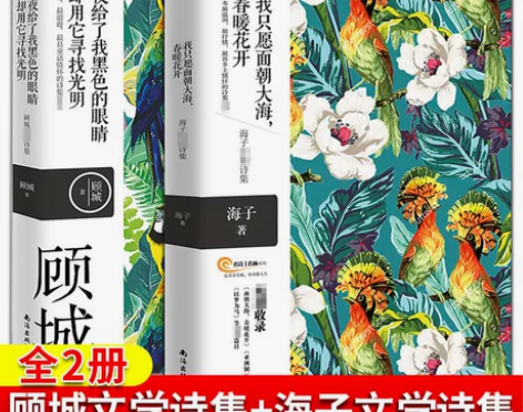 全2册 海子诗集 顾城诗集汪国真诗集 正版...