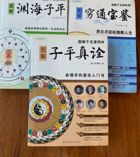 图解干之密码一二三册子平真诠,渊海子平,穷...