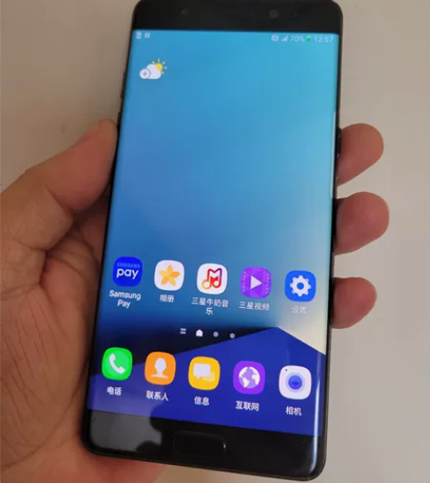 三星note国行n7 成色看图有明显磕碰后...