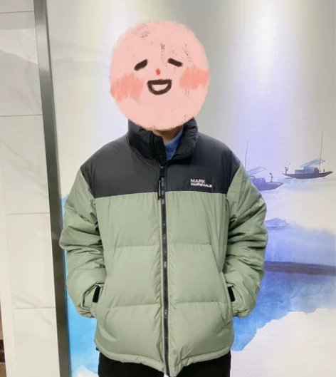 马克华菲男士羽绒服，适合身高180至185...