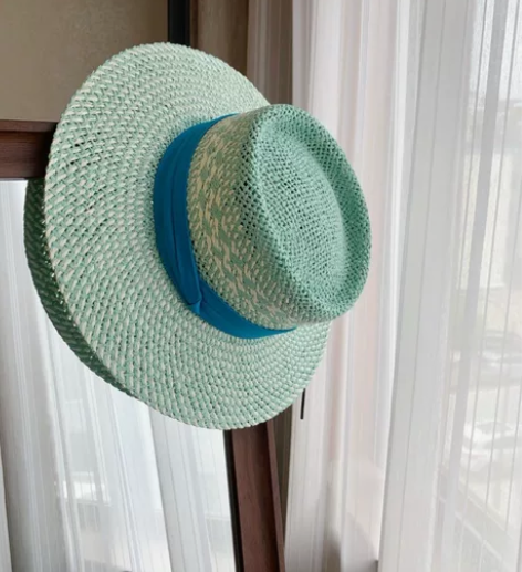 薄荷曼波礼帽 草帽全新 没带过