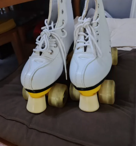 牛皮旱冰鞋九新 37#