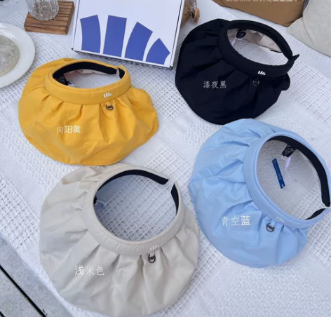 #帽子 蕉下防晒帽颜色：漆夜黑?·向阳黄·...