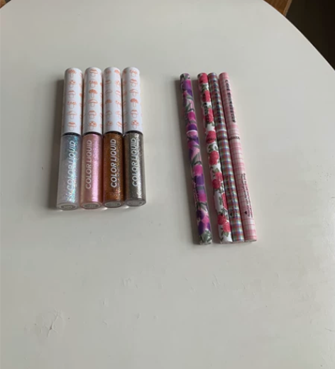 国货液体眼影打包 戈戈舞液体眼影全套 橘菲...