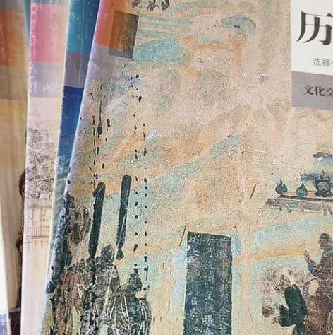 二手高中人教版教科书,有笔记,字体工整,文...