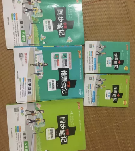 pass品牌初中教辅书 1.初中地理(附高...