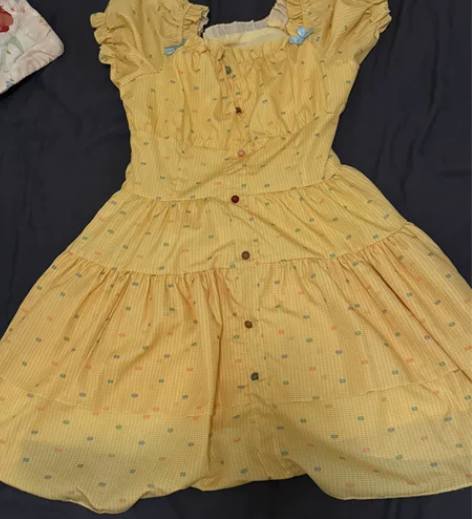 没穿过 只是把吊牌摘了 一直没机会穿买大了...