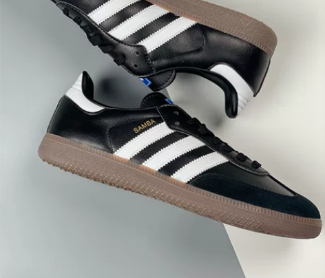 阿迪达斯德训鞋Samba OG黑色男鞋女鞋...