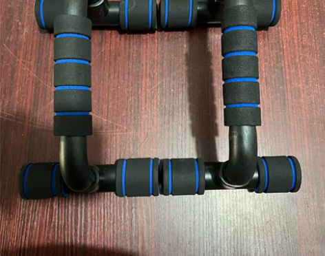 H型俯卧撑支架俄挺辅助健身轮腹肌速成器材男...