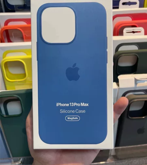 (华强北顶配液态硅胶手机壳)苹果官方13液...