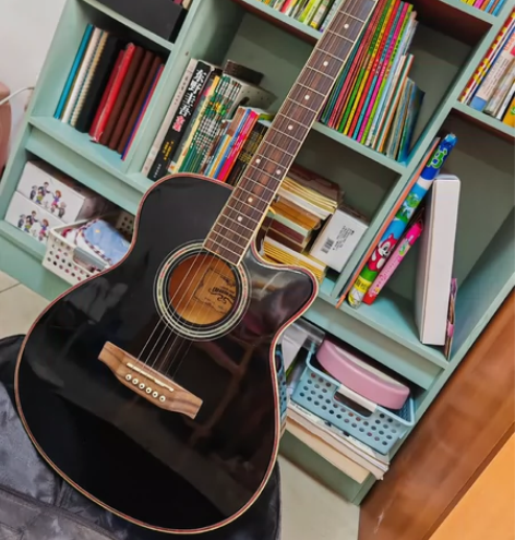 初学者吉他 孩子考级过了，换新的了    ...