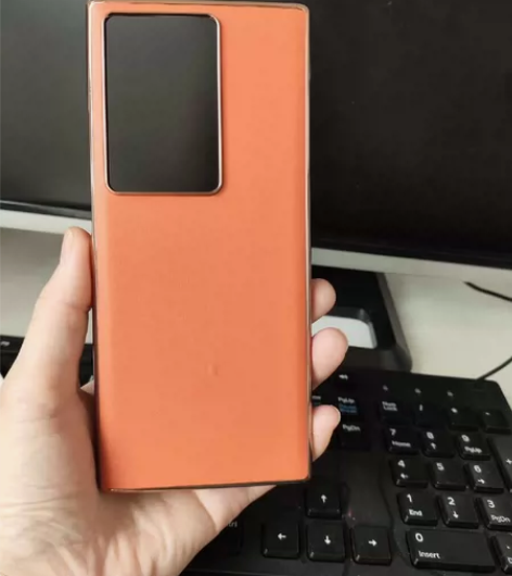 轻薄防滑电镀素皮丹霞橙，中兴axon40u...