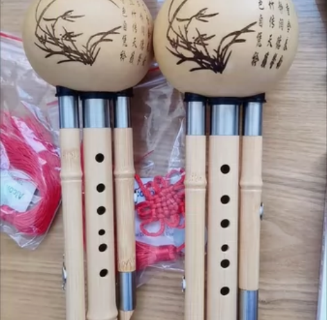 【处理】云南金丝楠竹葫芦丝乐器C调降B调G...