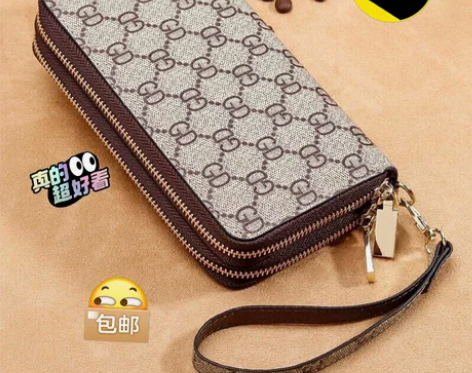 2024欧美时尚钱包女新款商务女士长款钱包...