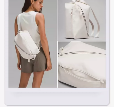 日代lululemon 斜挎防水包Fast...