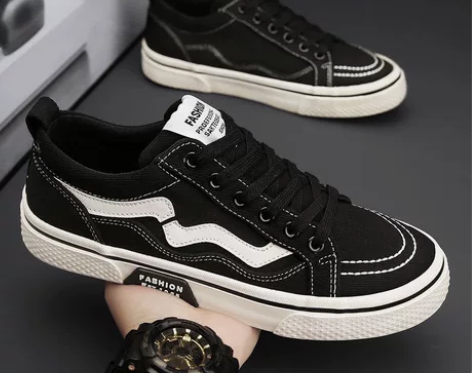 大码帆布鞋男款夏季男鞋新款透气百搭防滑耐磨...