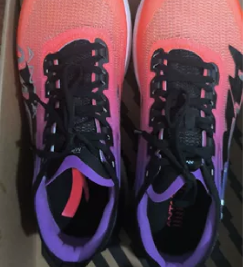 ?安踏马赫4pro赛车全新 仅试穿原鞋盒鞋...